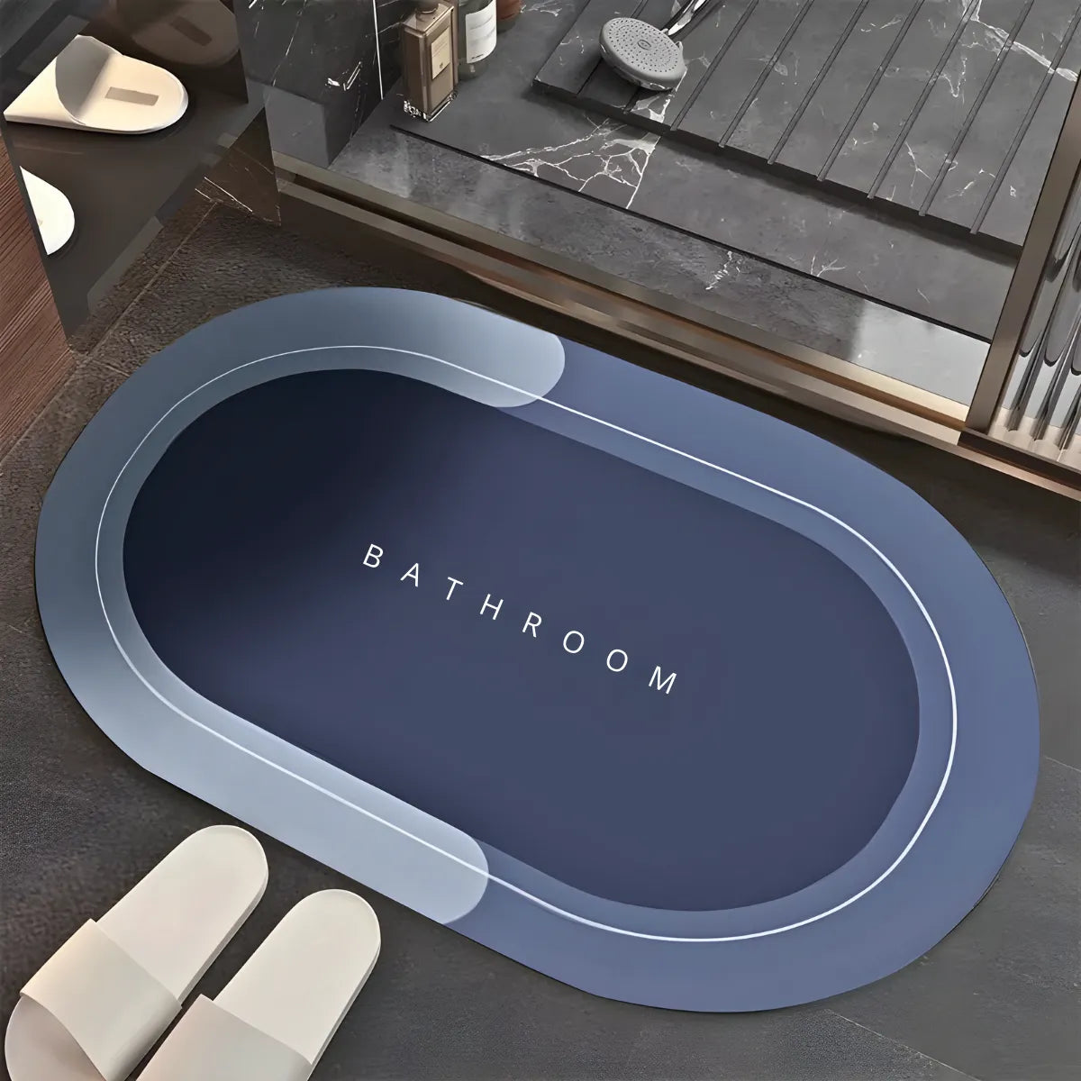 Tapete de Banheiro Super Absorvente Antiderrapante