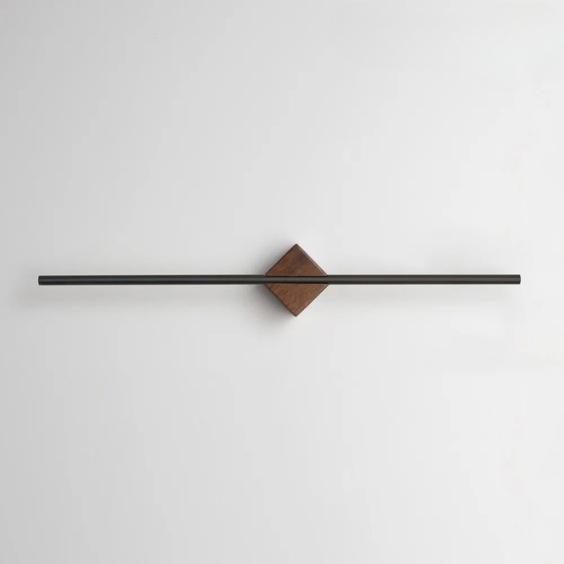 LuxWood Inox – Toalheiro de Parede em Aço Inoxidável e Madeira Nogueira