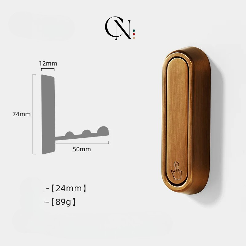 HookFold – Gancho de Parede Dobrável em Aço Inoxidável