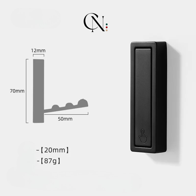 HookFold – Gancho de Parede Dobrável em Aço Inoxidável