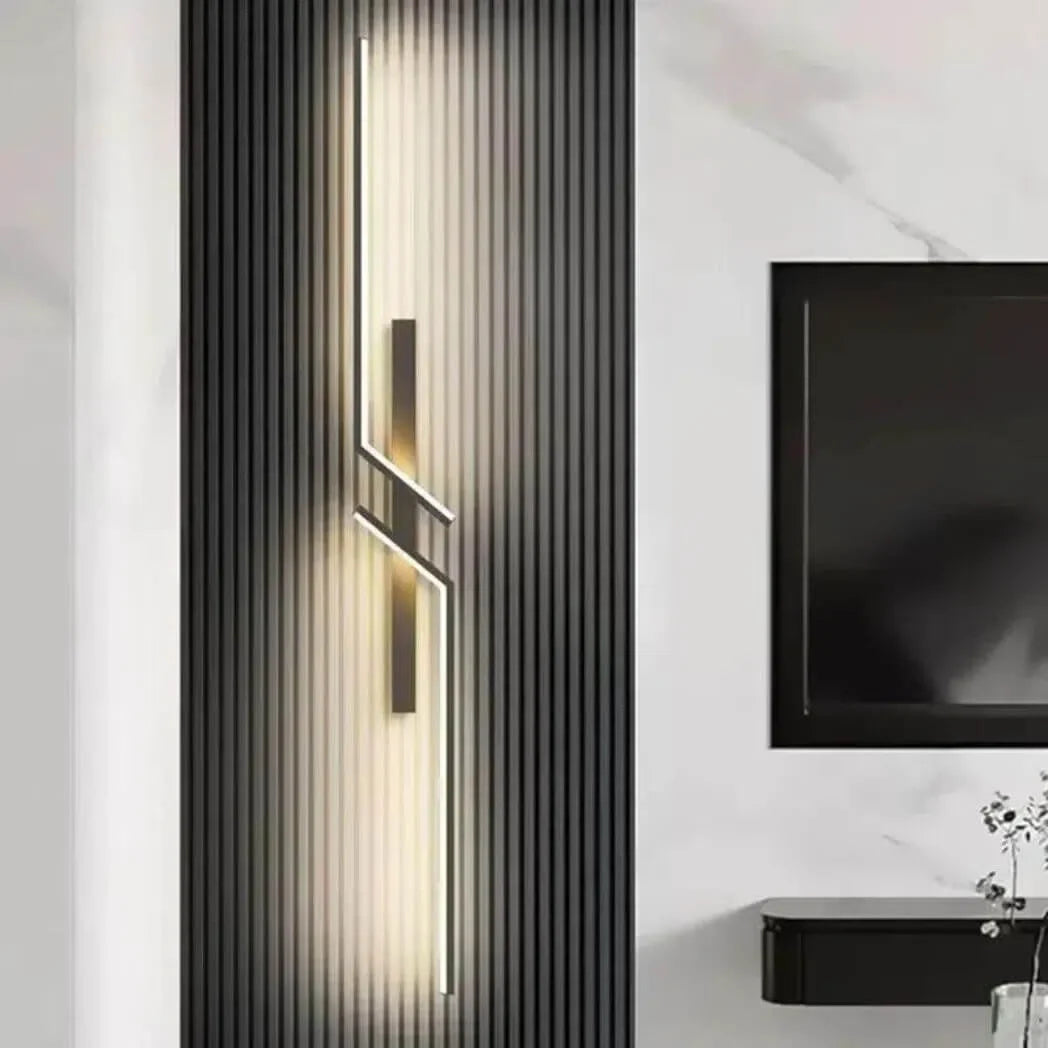 Luminária LED de Parede Minimalista Swan Elegance – Iluminação Moderna para Ambientes Sofisticados