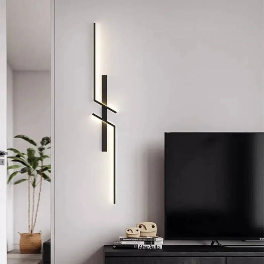 Luminária LED de Parede Minimalista Swan Elegance – Iluminação Moderna para Ambientes Sofisticados