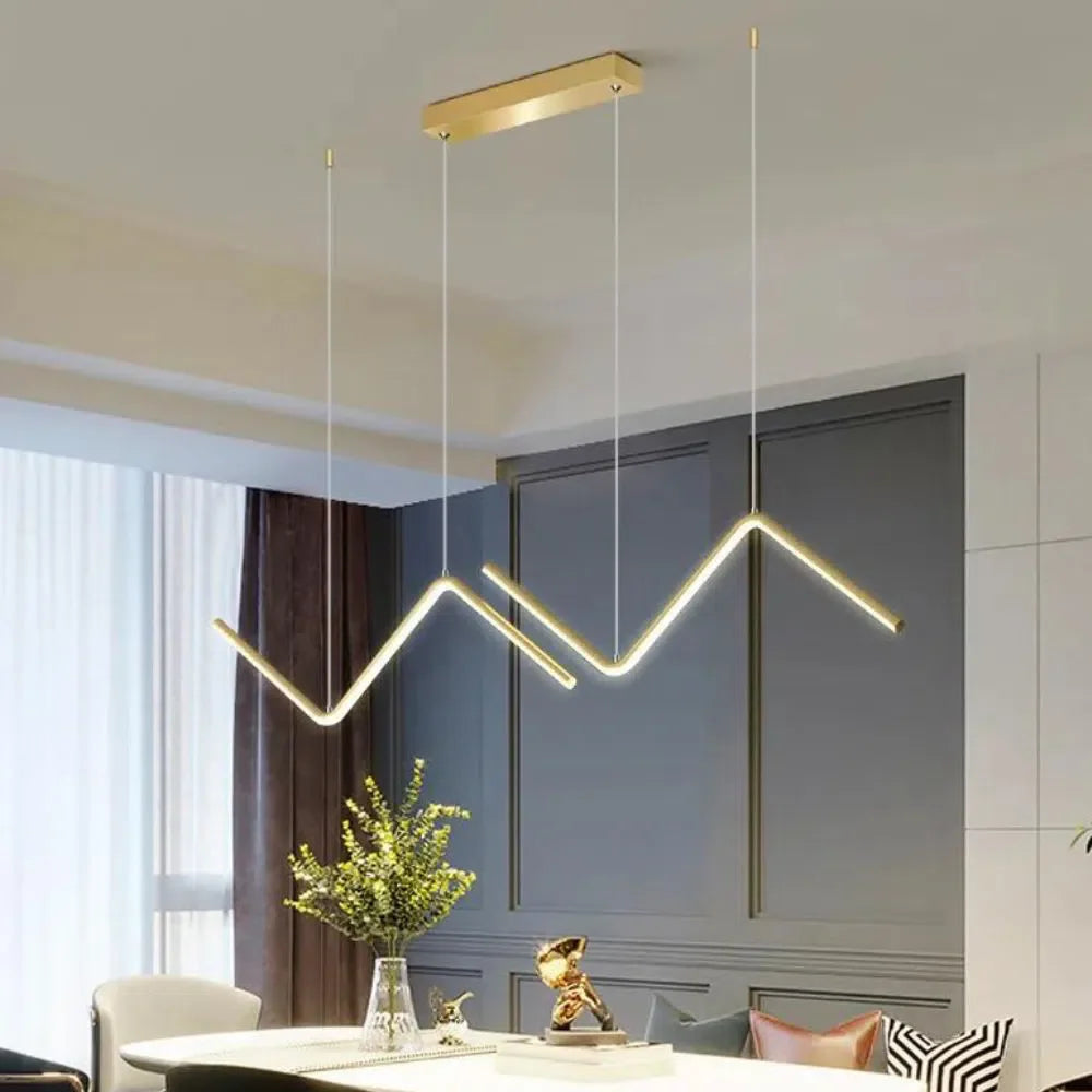 Lustre Pendente Moderno Minimalista Premium – Iluminação Decorativa para Ambientes Sofisticados