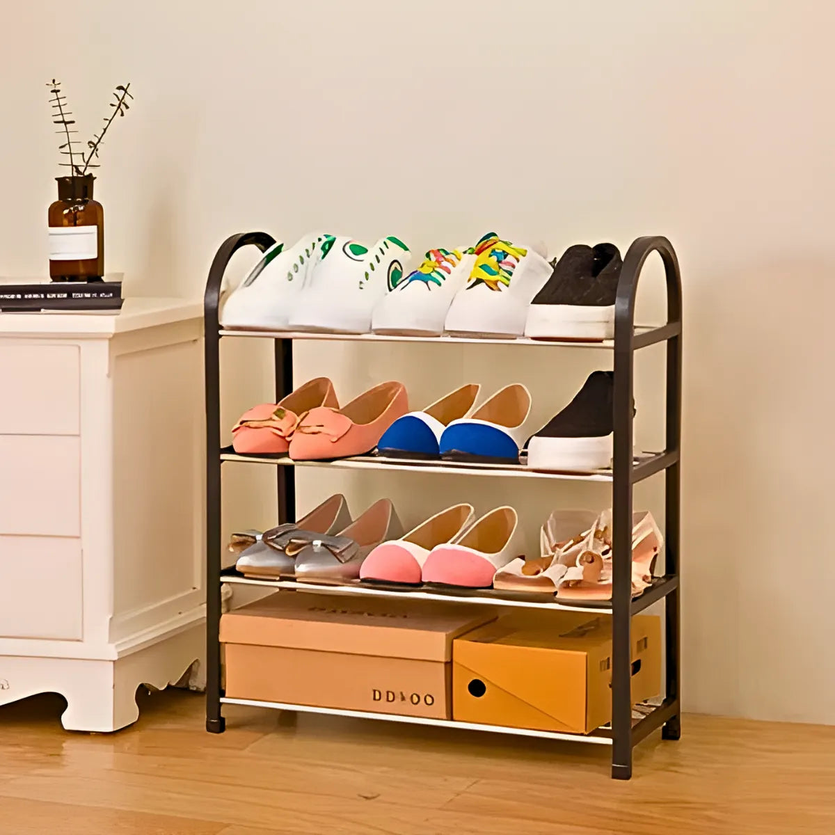 Sapateira 4 Andares 8 pares de Sapatos