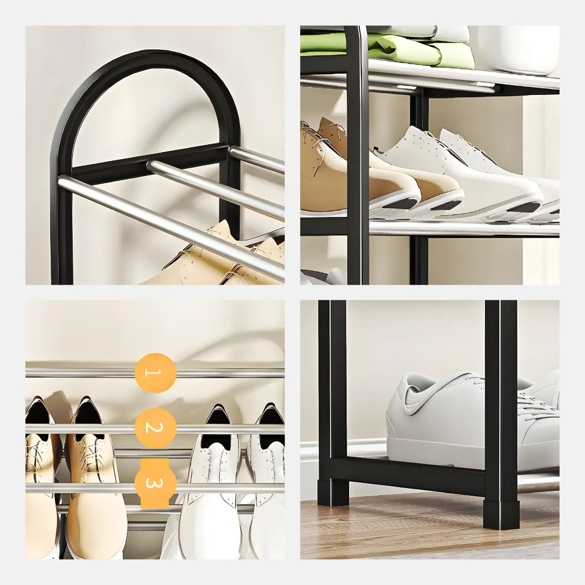 Sapateira 4 Andares 8 pares de Sapatos