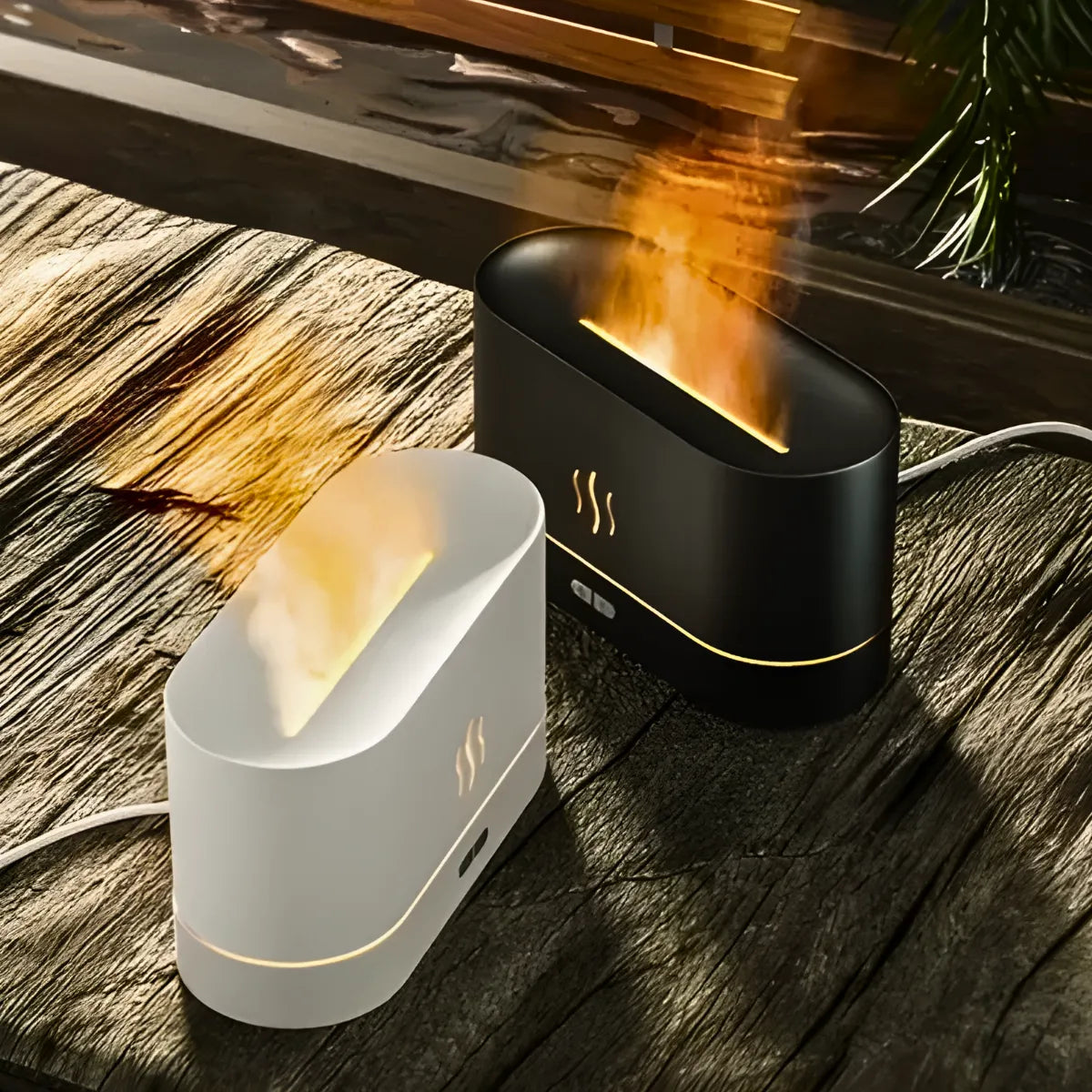 Difusor Aromatizador Chamas - PRETO