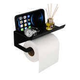Suporte Para Papel Higiênico Com Apoio Para Objetos