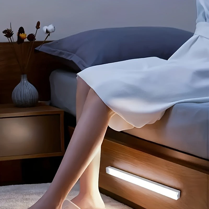 10-50cm sensor de movimento luz noite lâmpada led bateria usb parede para casa q