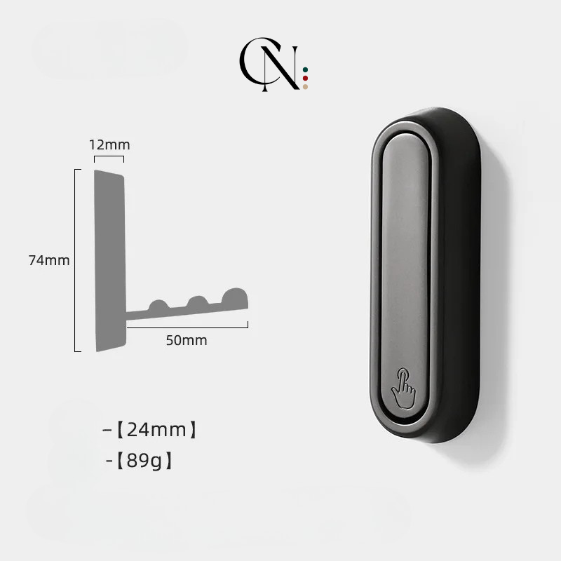 HookFold – Gancho de Parede Dobrável em Aço Inoxidável