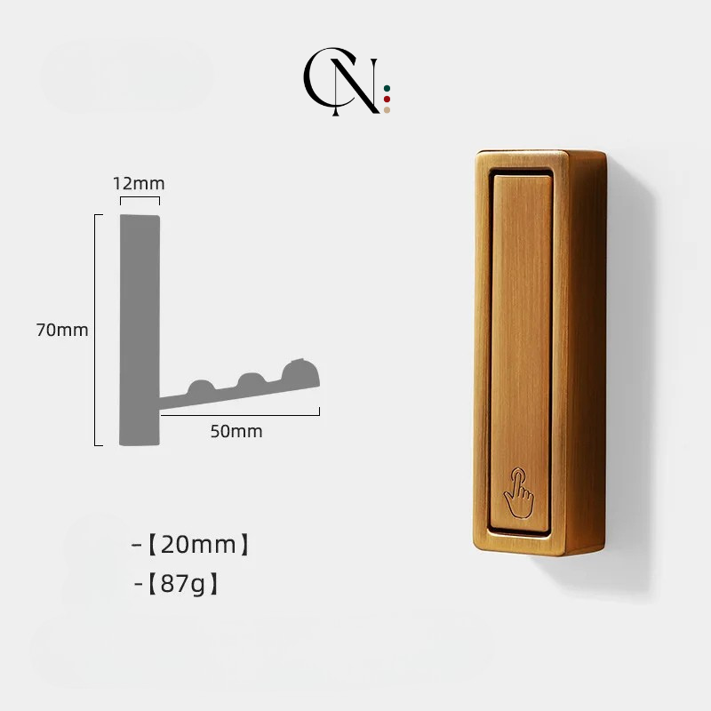 HookFold – Gancho de Parede Dobrável em Aço Inoxidável