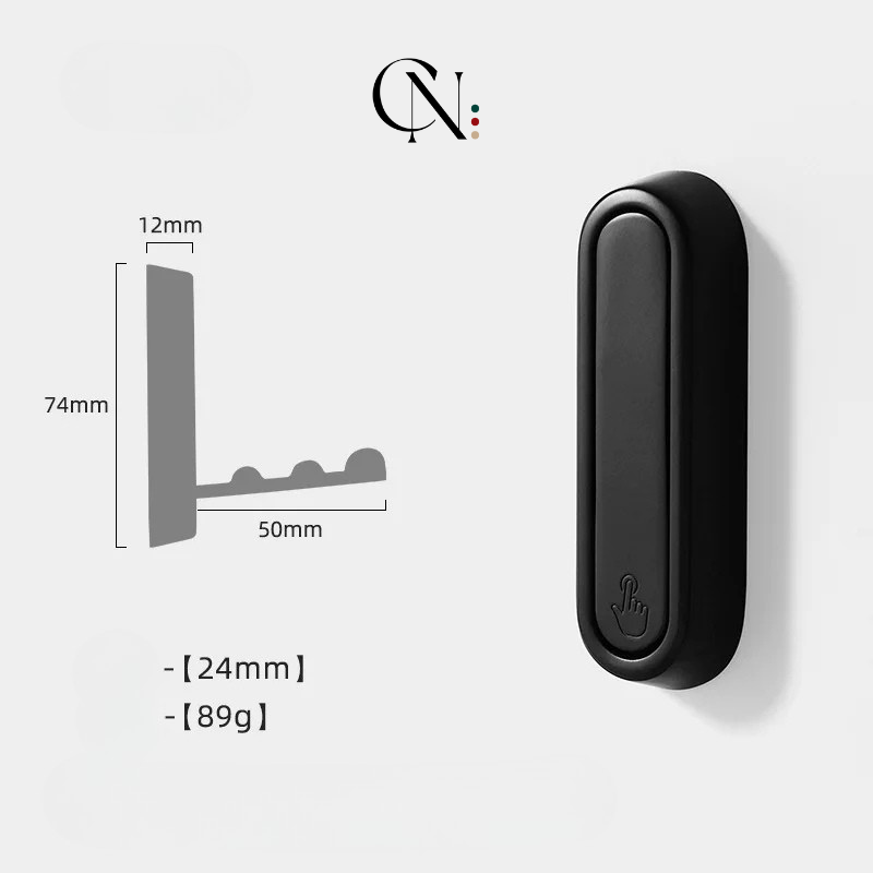 HookFold – Gancho de Parede Dobrável em Aço Inoxidável