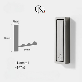 HookFold – Gancho de Parede Dobrável em Aço Inoxidável
