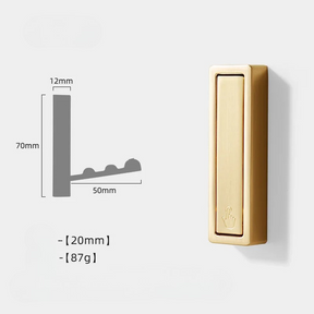 HookFold – Gancho de Parede Dobrável em Aço Inoxidável