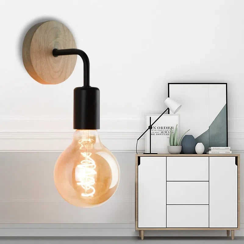 Arandela Escandinava Minimalista para Decoração Moderna – Iluminação de Parede Clean e Sofisticada