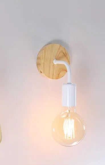 Arandela Escandinava Minimalista para Decoração Moderna – Iluminação de Parede Clean e Sofisticada