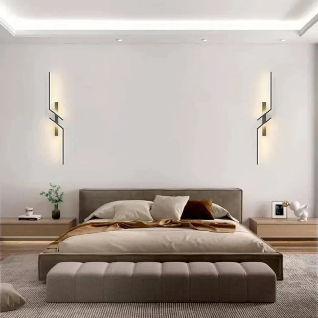Luminária LED de Parede Minimalista Swan Elegance – Iluminação Moderna para Ambientes Sofisticados
