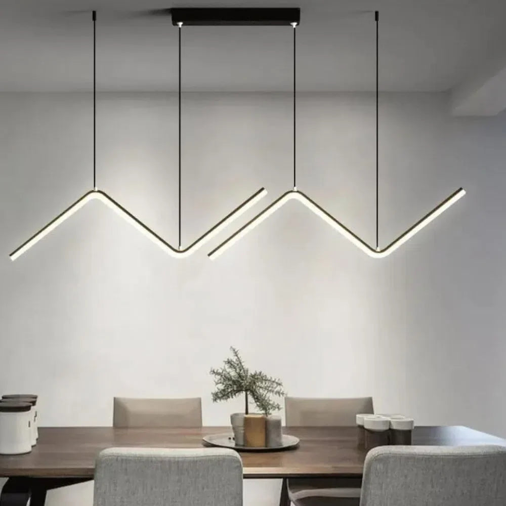 Lustre Pendente Moderno Minimalista Premium – Iluminação Decorativa para Ambientes Sofisticados