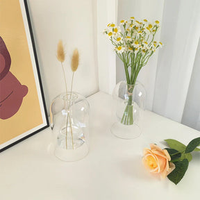 Difusor de Aromas em Vidro Transparente – Frasco para Óleos Essenciais com Varetas Decorativas