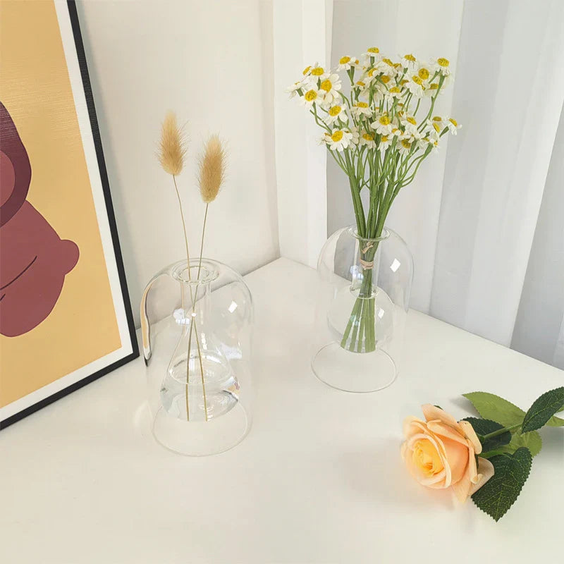 Difusor de Aromas em Vidro Transparente – Frasco para Óleos Essenciais com Varetas Decorativas