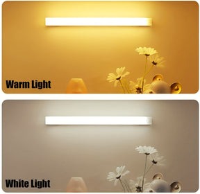 10-50cm sensor de movimento luz noite lâmpada led bateria usb parede para casa q